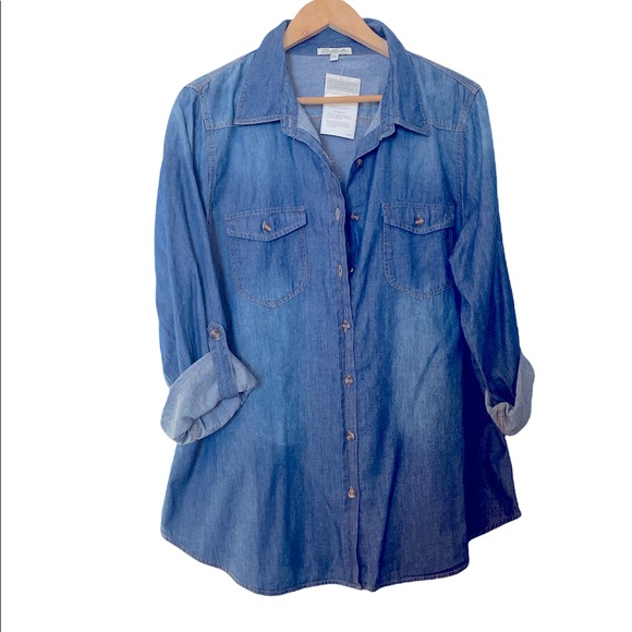 🌾NWT amazing farm girl jeans shirt - Picture 1 of 11